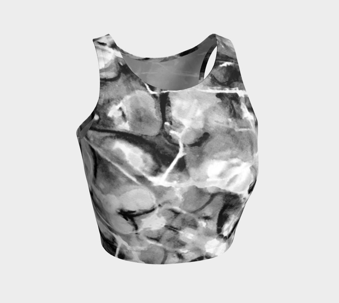 Gray Marble Athletic Top III 3D preview