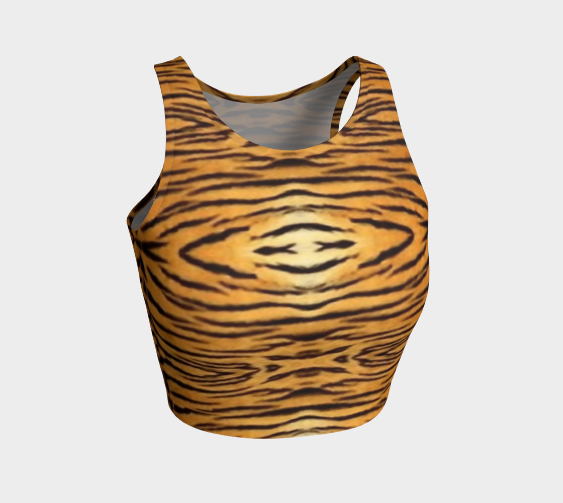 Tiger Athletic Crop Top 3D preview