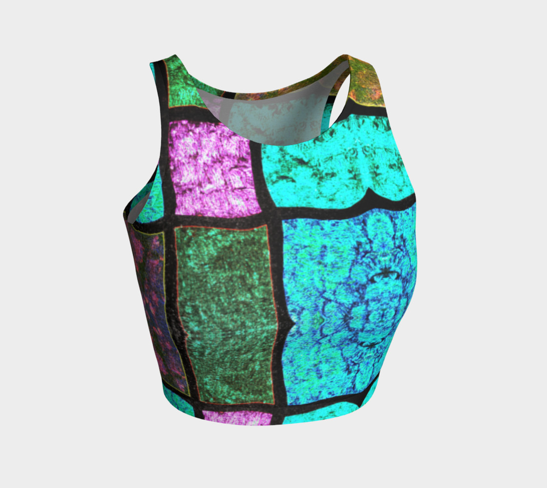 Nostalgia Stained Glass Athletic Top preview #1