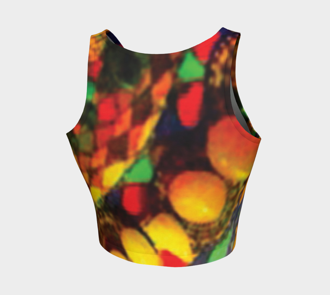 women's athletic crop top