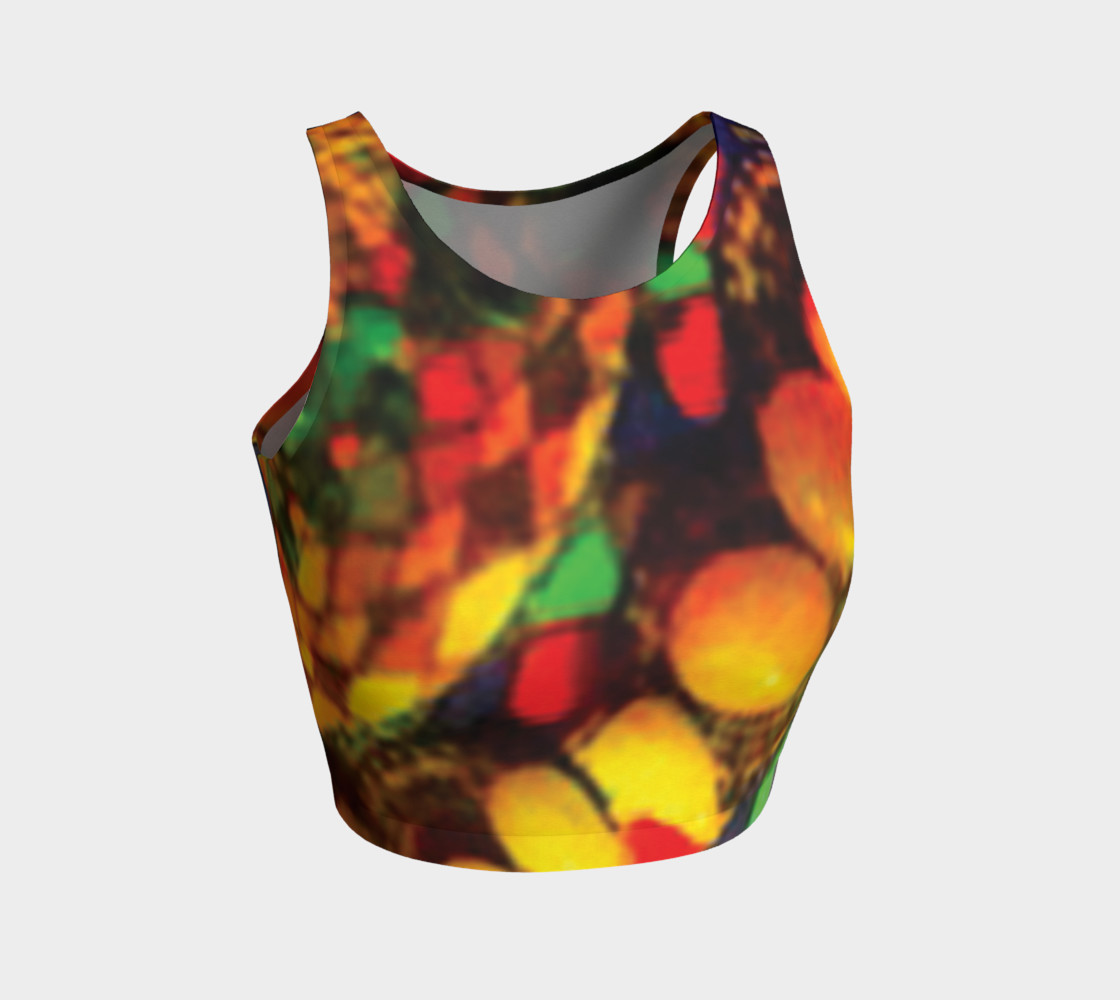 women's athletic crop top