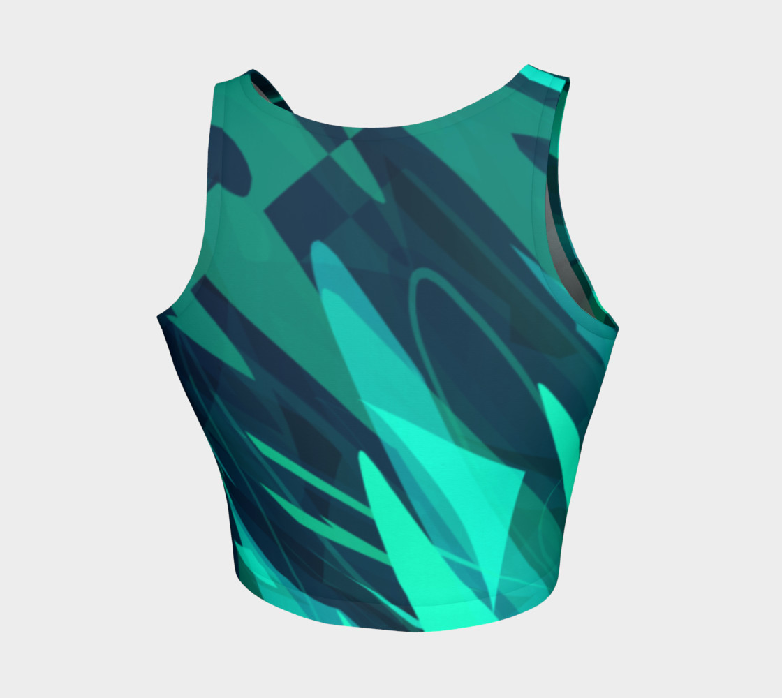 Teal Tempest Crop Top preview #2