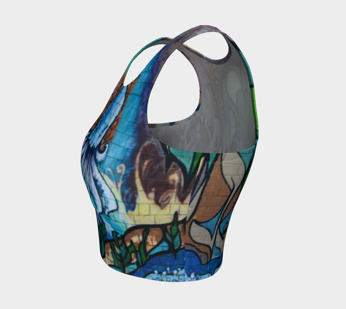 Forbidden Art Athletic Crop Top preview #3