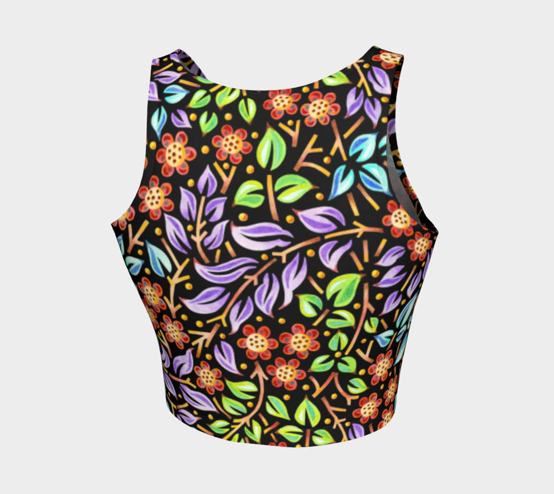 Filigree Floral Athletic Top preview #2