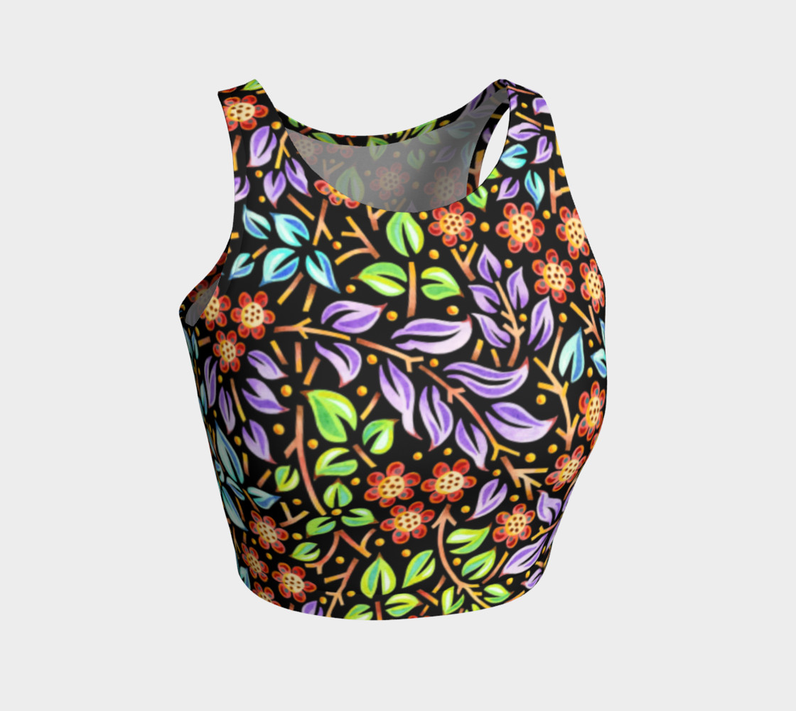 Filigree Floral Athletic Top preview #1