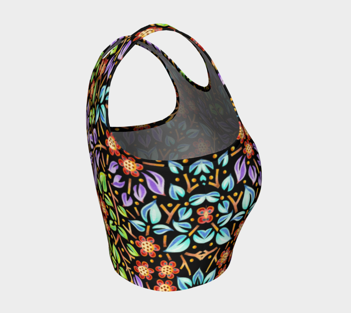 Filigree Floral Athletic Top preview #4