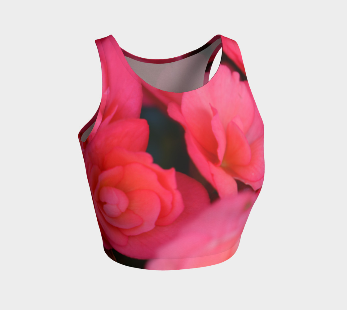 Fall Rose Athletic Crop Top preview #1