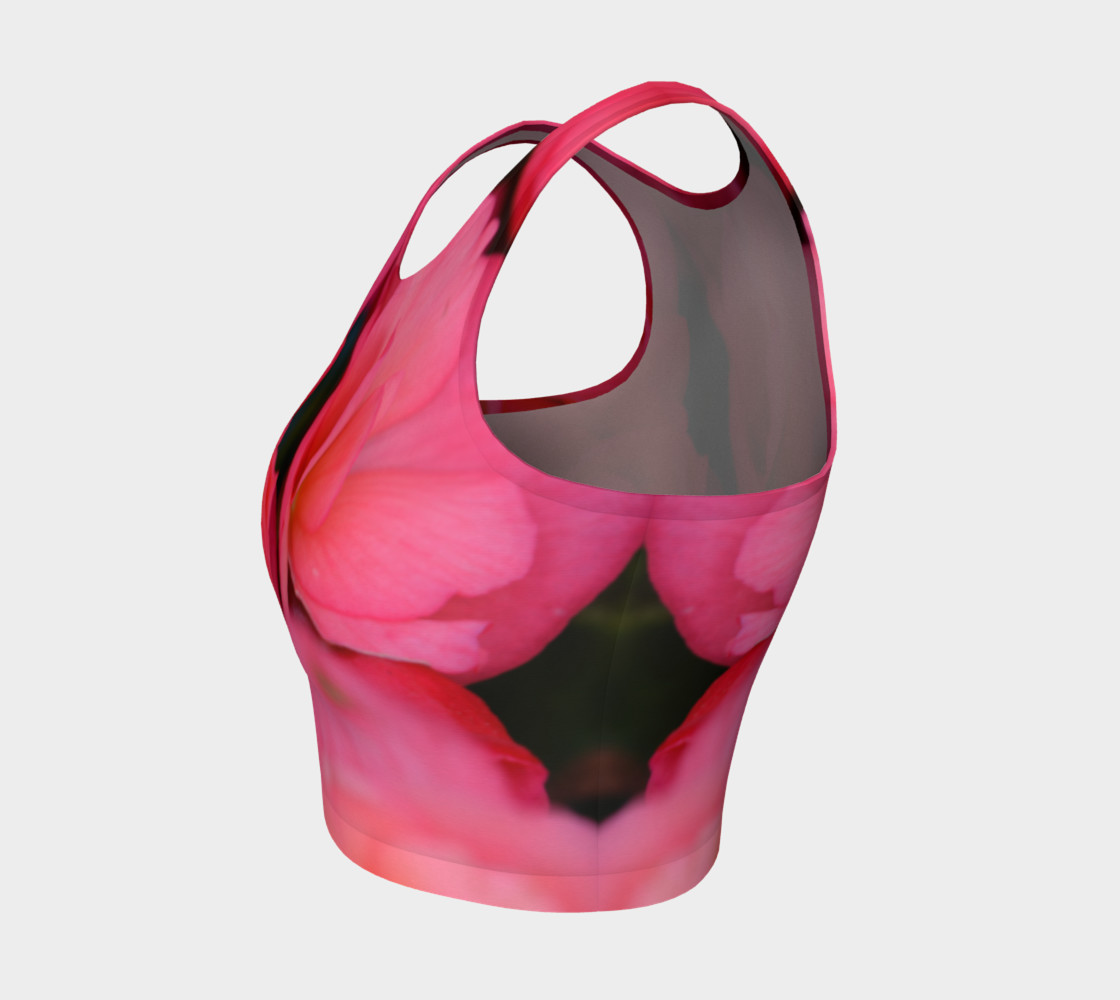 Fall Rose Athletic Crop Top preview #3