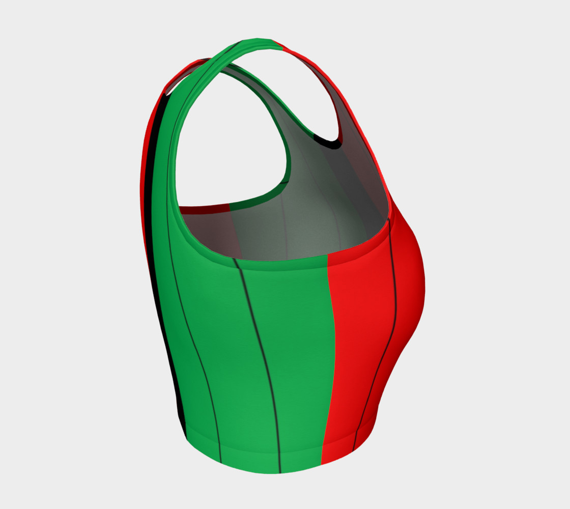 Kwanzaa Striped Pattern Red Black Green preview #4