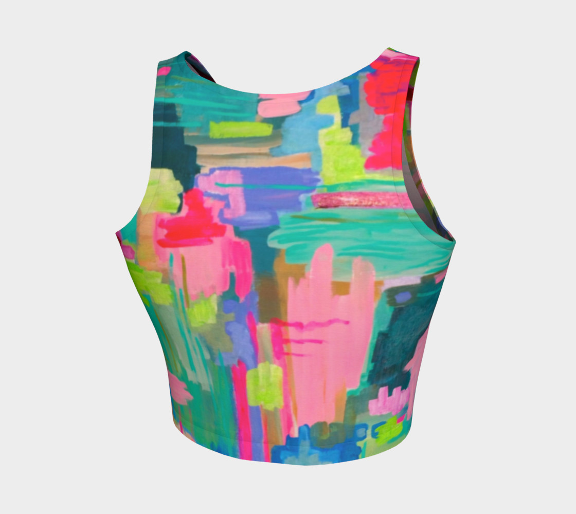 Happy Happy Joy Joy- Athletic Crop Top preview #2