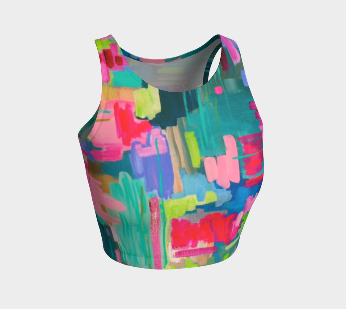 Happy Happy Joy Joy- Athletic Crop Top preview #1