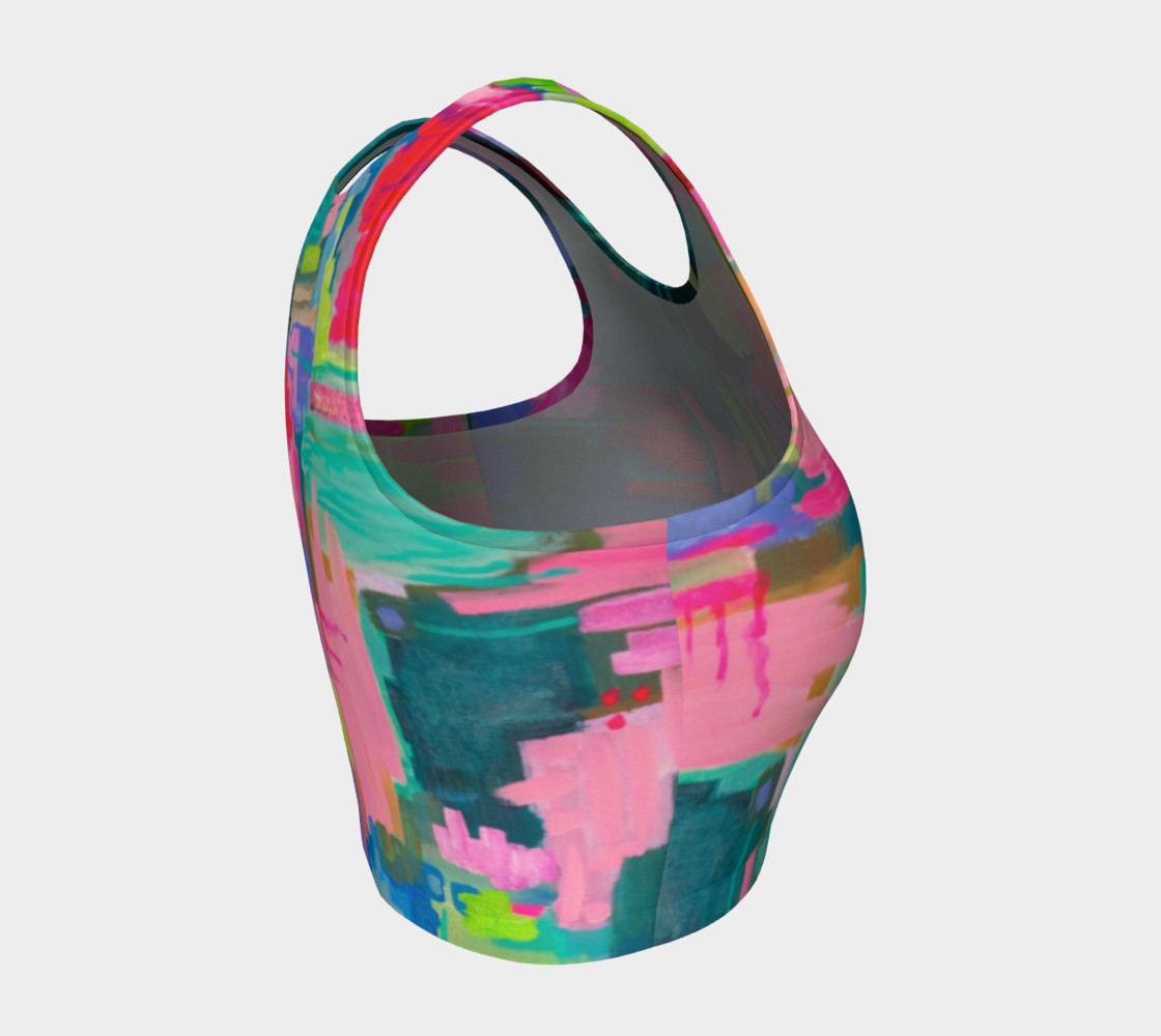 Happy Happy Joy Joy- Athletic Crop Top preview #4