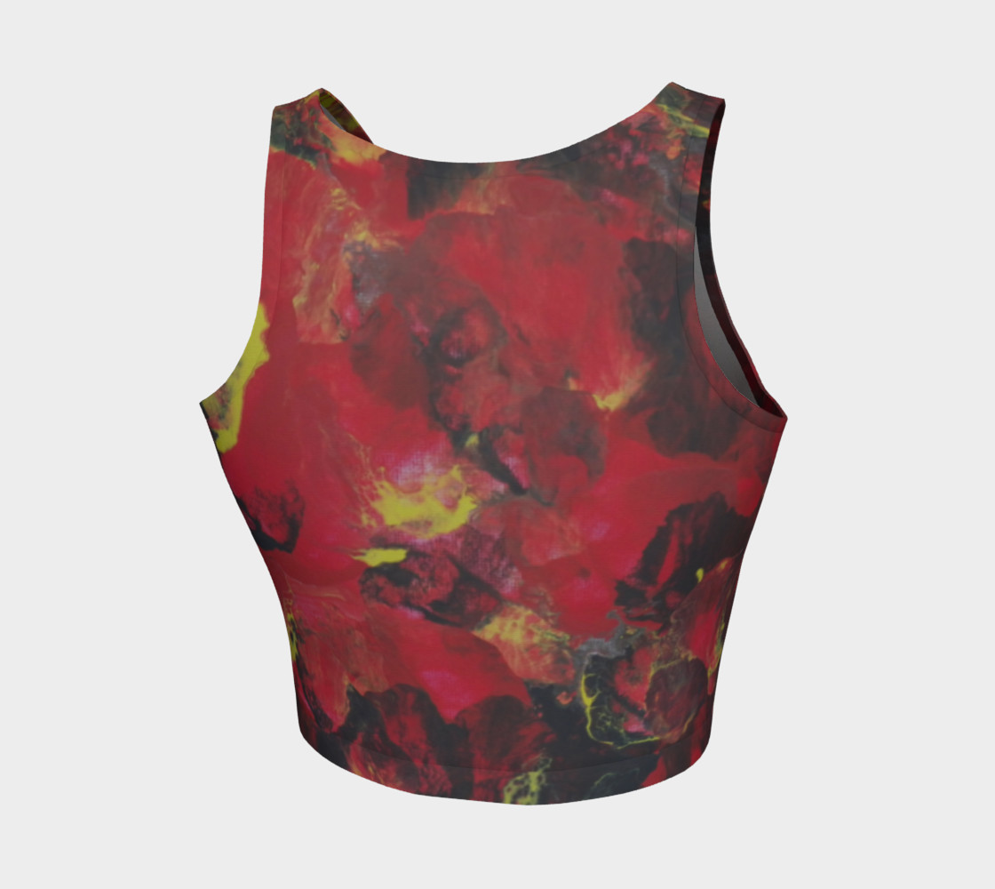 Midnight Blooms Crop Top preview #2
