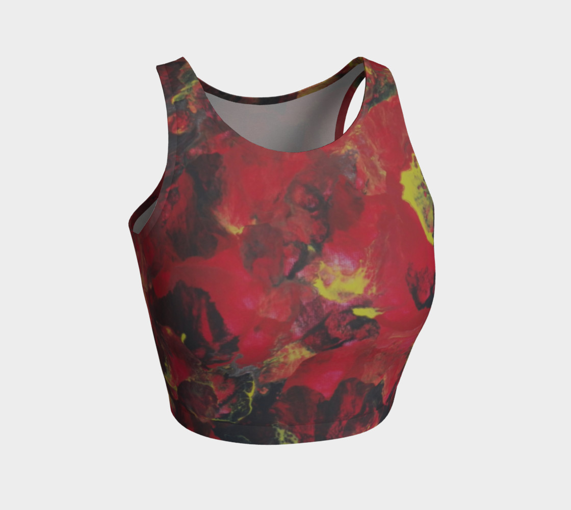 Midnight Blooms Crop Top preview #1