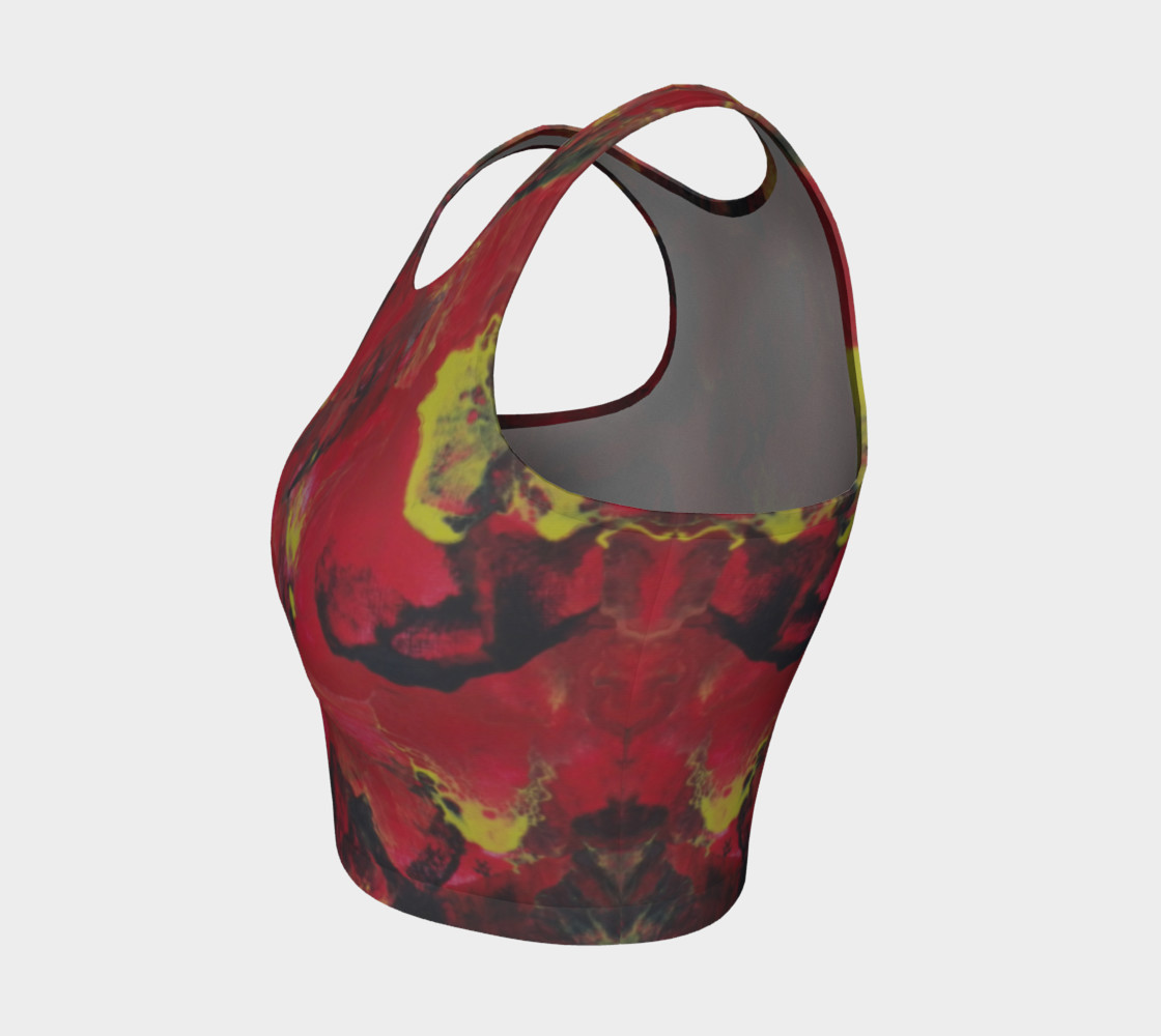 Midnight Blooms Crop Top preview #3