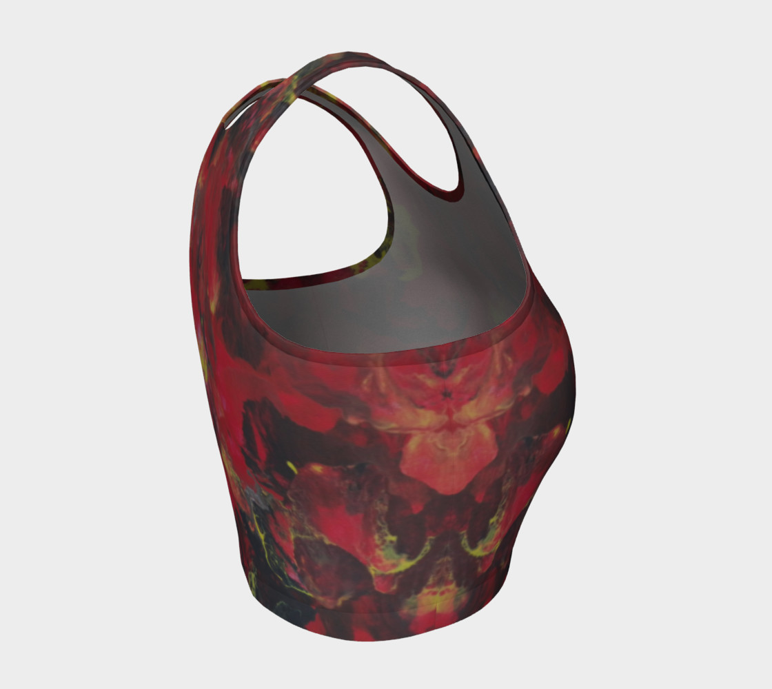Midnight Blooms Crop Top preview #4
