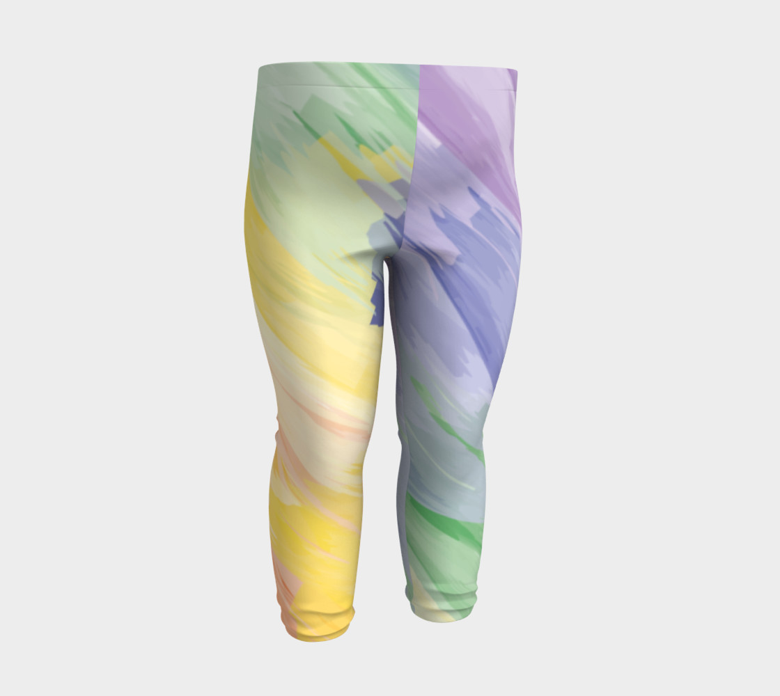 Watercolor Baby Leggings preview #3