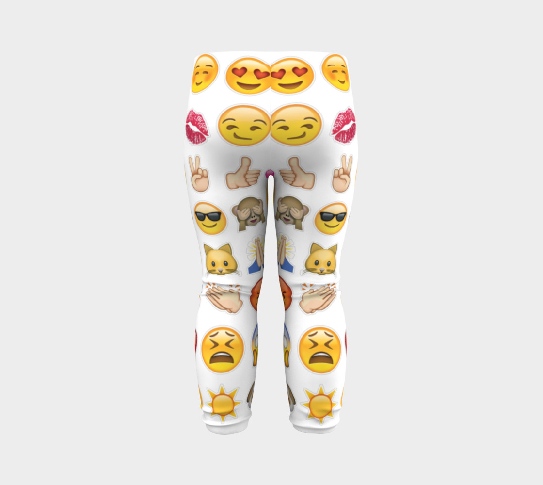 emoji baby leggings preview #7