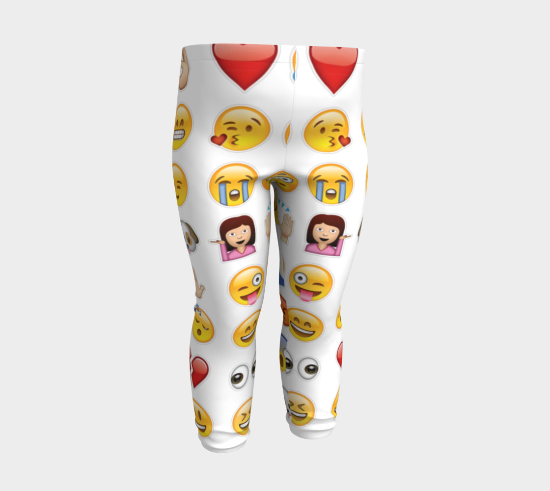 emoji baby leggings preview #3