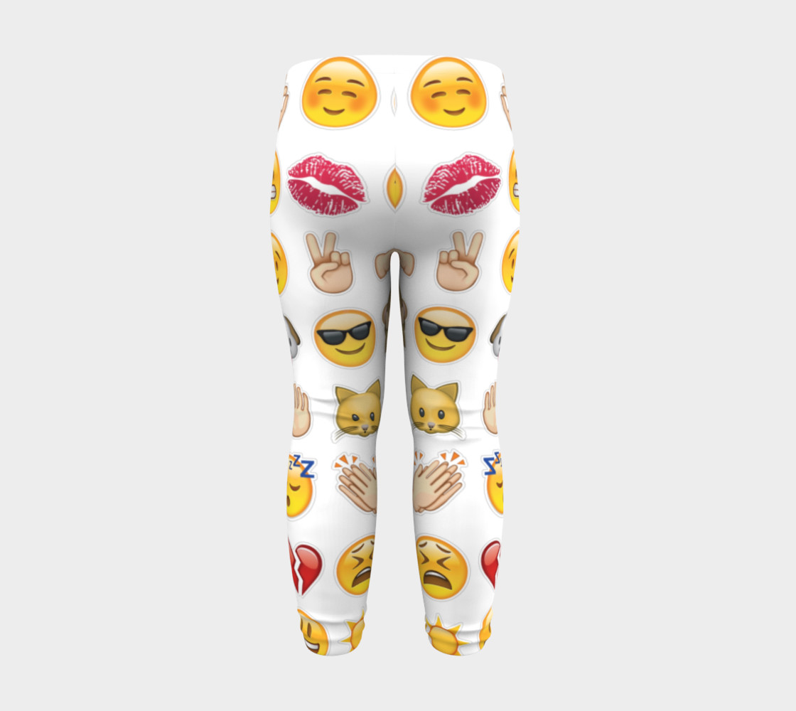 emoji baby leggings preview #8