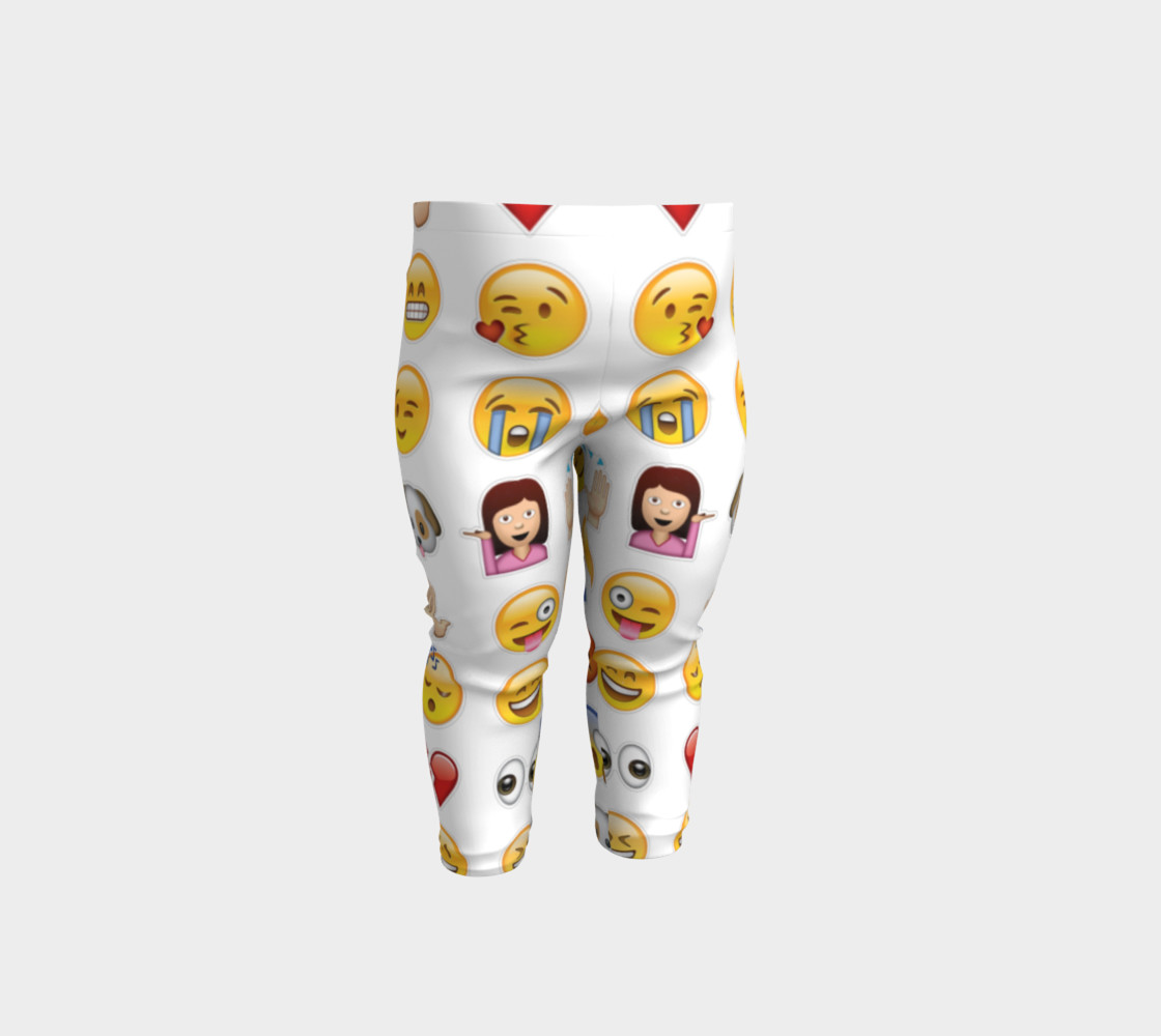 emoji baby leggings preview #1
