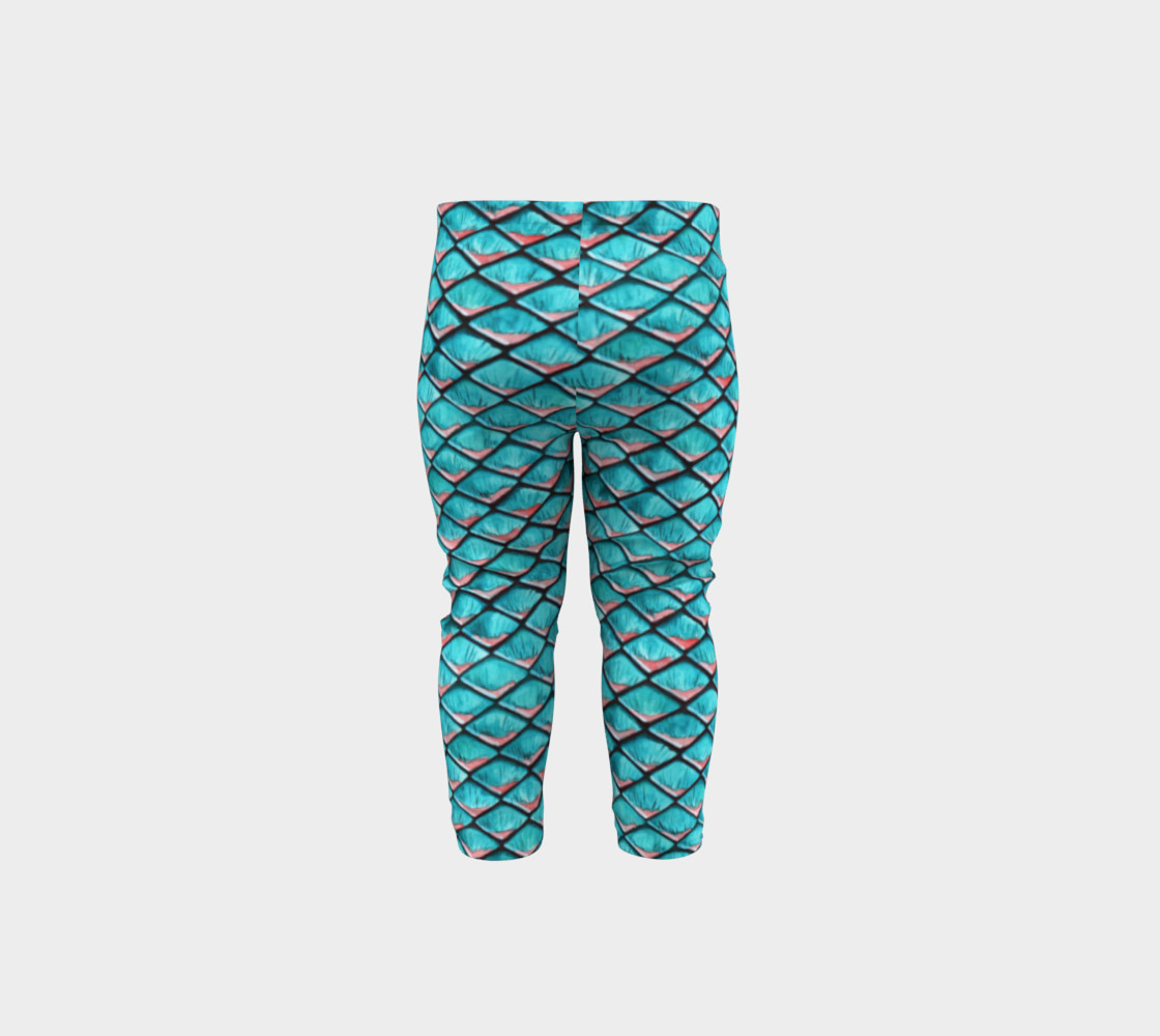 teal baby leggings