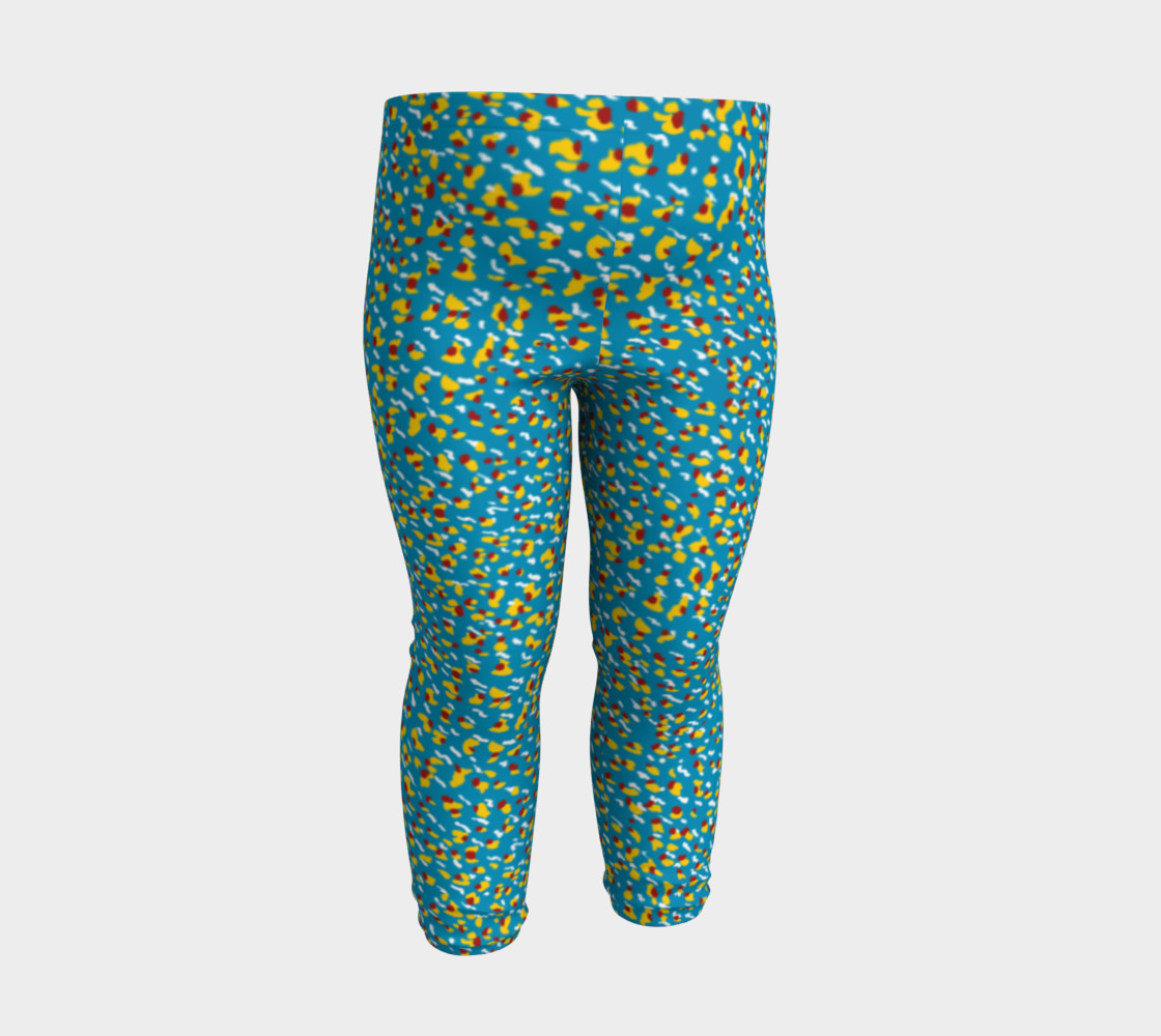 Floral Wave Toddler Leggings preview #3