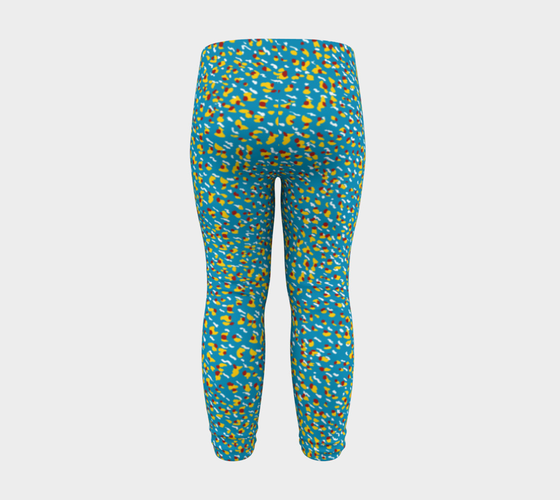 Floral Wave Toddler Leggings preview #8