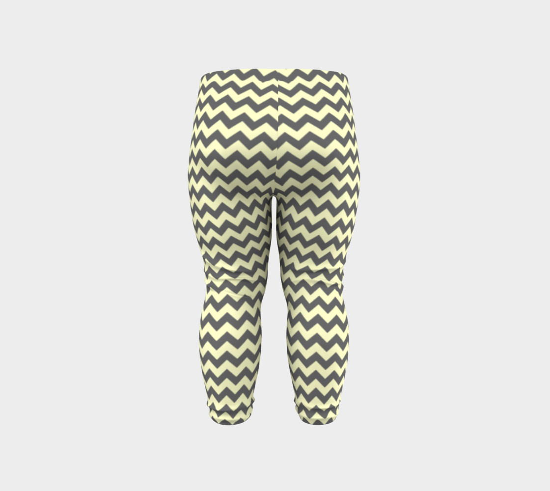 GREY & LINEN CHEVRON BABY LEGGINGS preview #6
