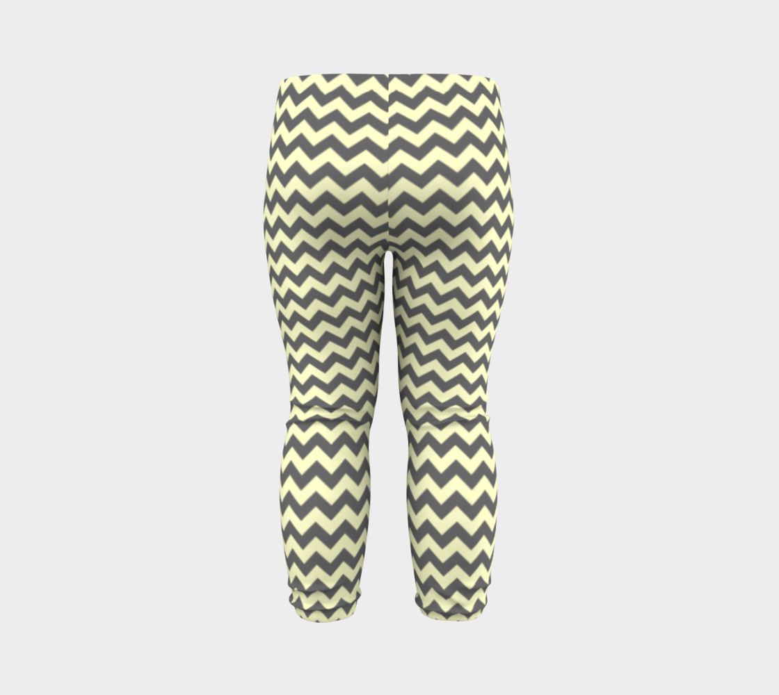 GREY & LINEN CHEVRON BABY LEGGINGS preview #7