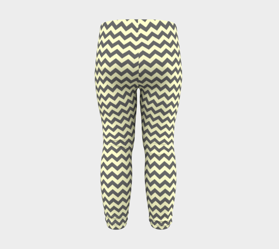 GREY & LINEN CHEVRON BABY LEGGINGS preview #8