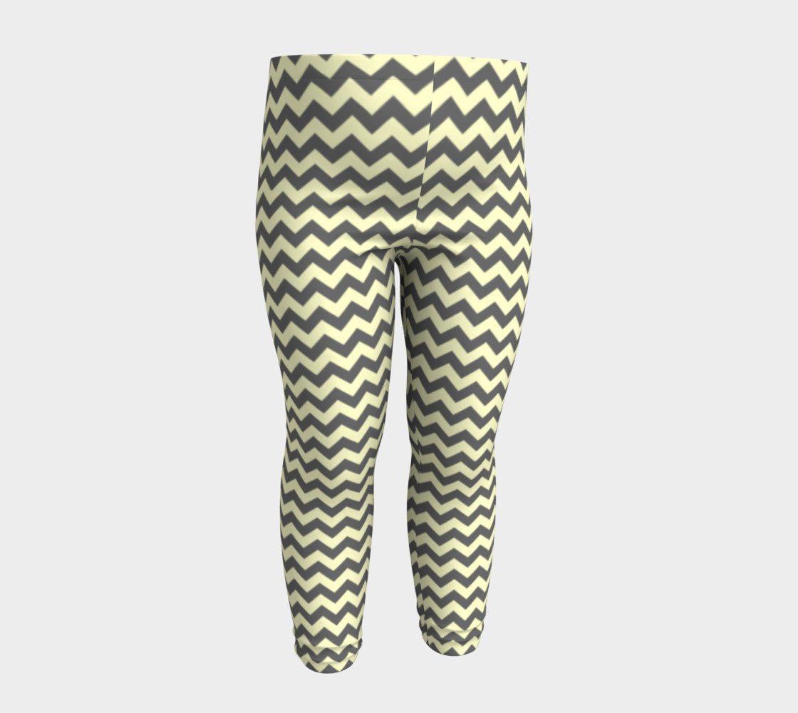 GREY & LINEN CHEVRON BABY LEGGINGS preview #4