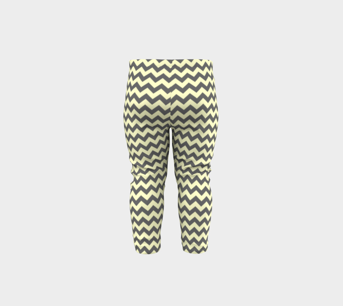 GREY & LINEN CHEVRON BABY LEGGINGS preview #5