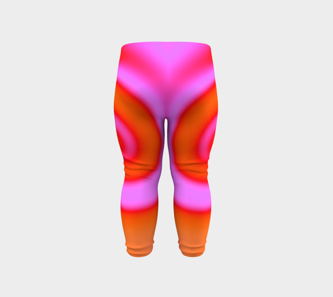Bright Colorful Orange Pink Swirl Abstract preview #6