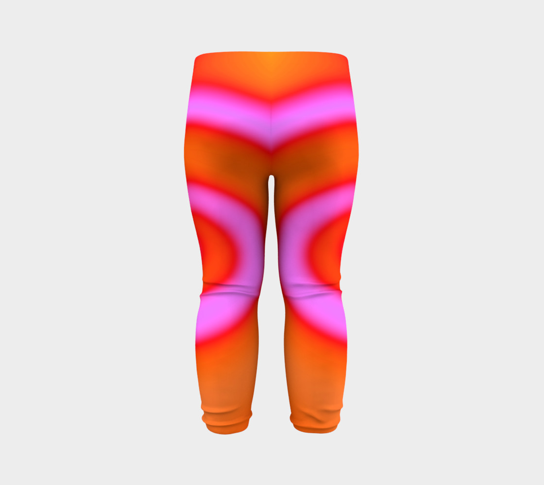 Bright Colorful Orange Pink Swirl Abstract preview #7