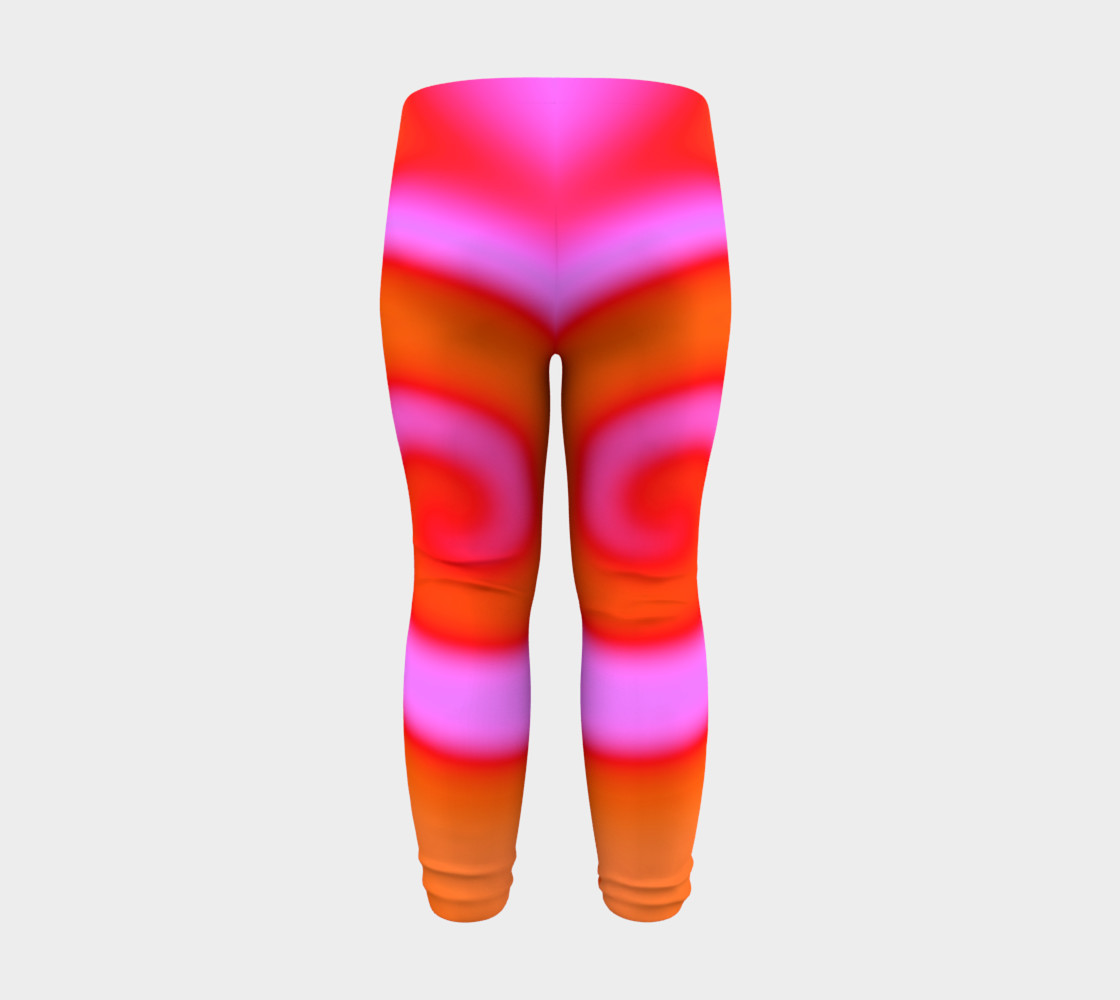 Bright Colorful Orange Pink Swirl Abstract preview #8