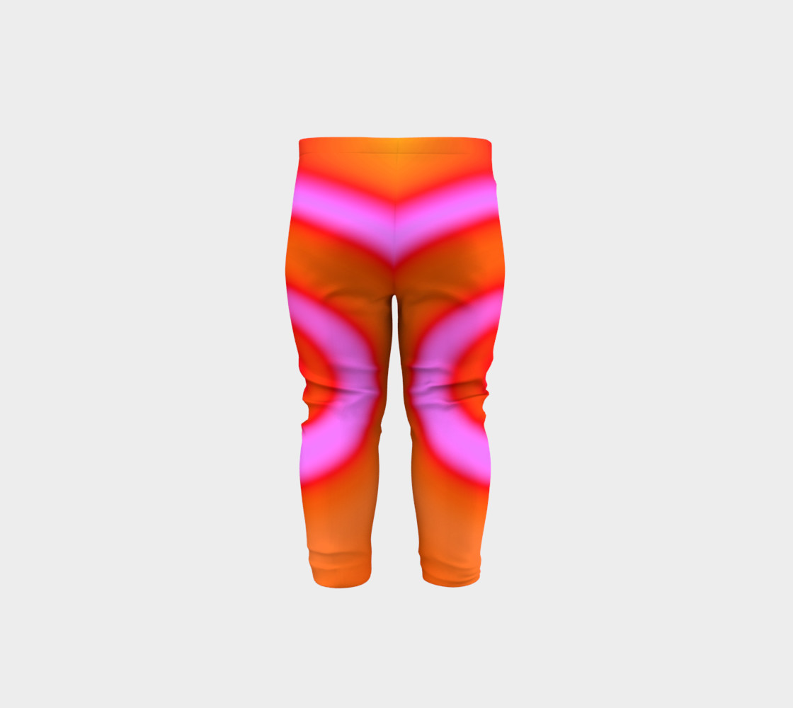 Bright Colorful Orange Pink Swirl Abstract preview #5
