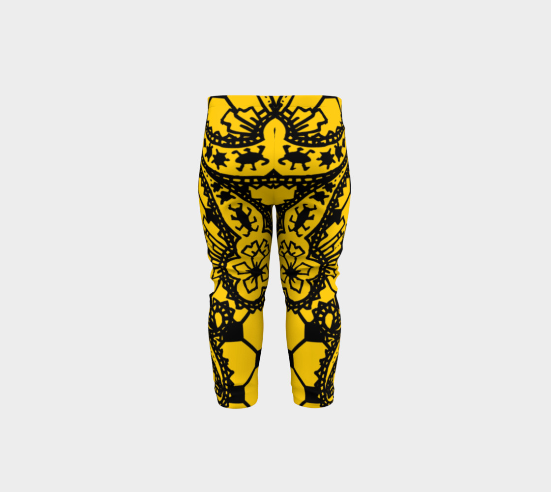 Yellow Grid Paisley Pattern Minton Black Yellow Tile Pattern Paisley Henna Art preview #5