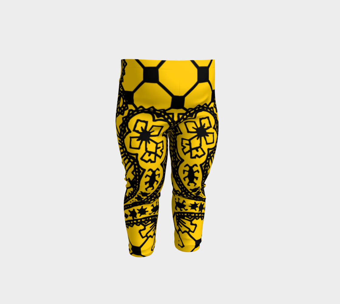 Yellow Grid Paisley Pattern Minton Black Yellow Tile Pattern Paisley Henna Art preview #1