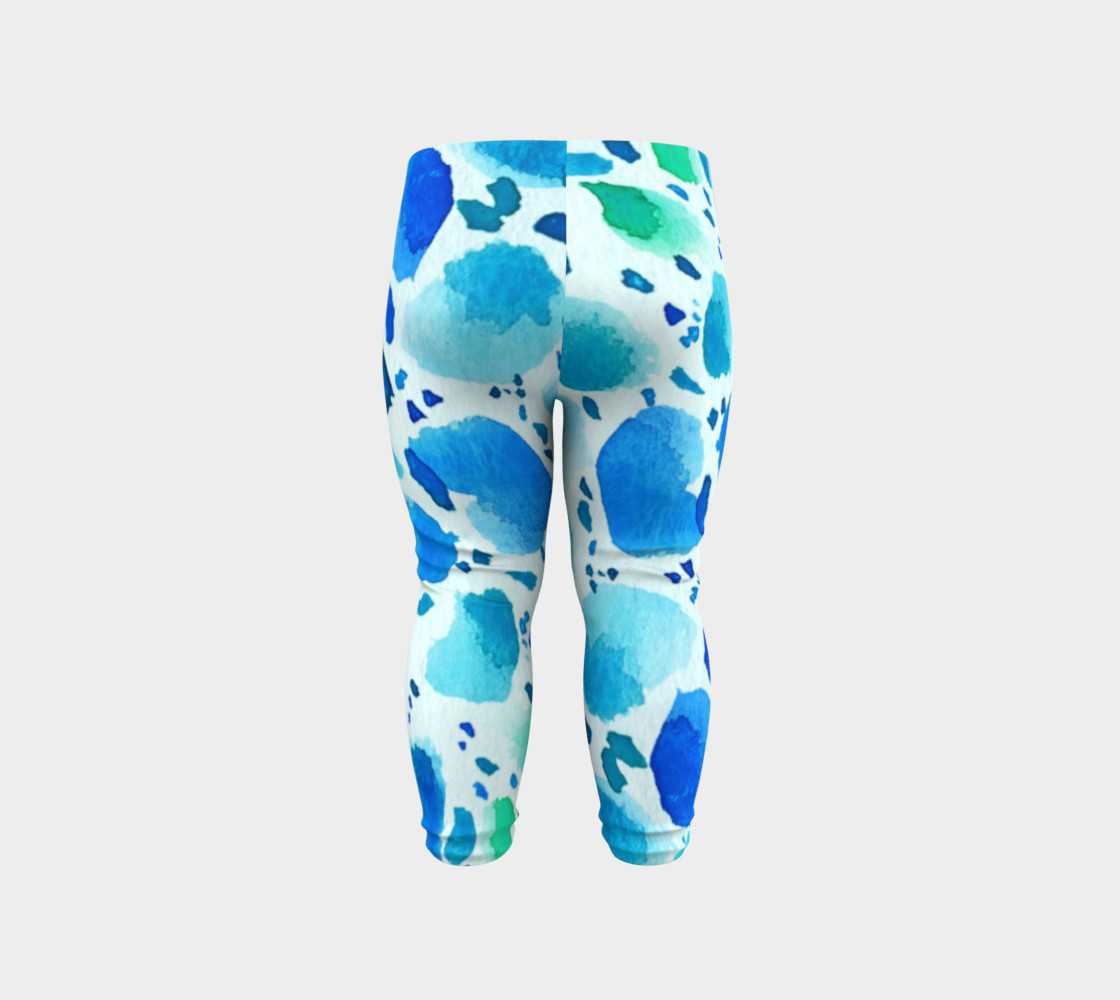 Blue Watercolor Dalmatian Spots preview #6