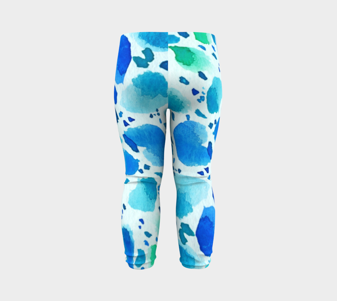 Blue Watercolor Dalmatian Spots preview #7