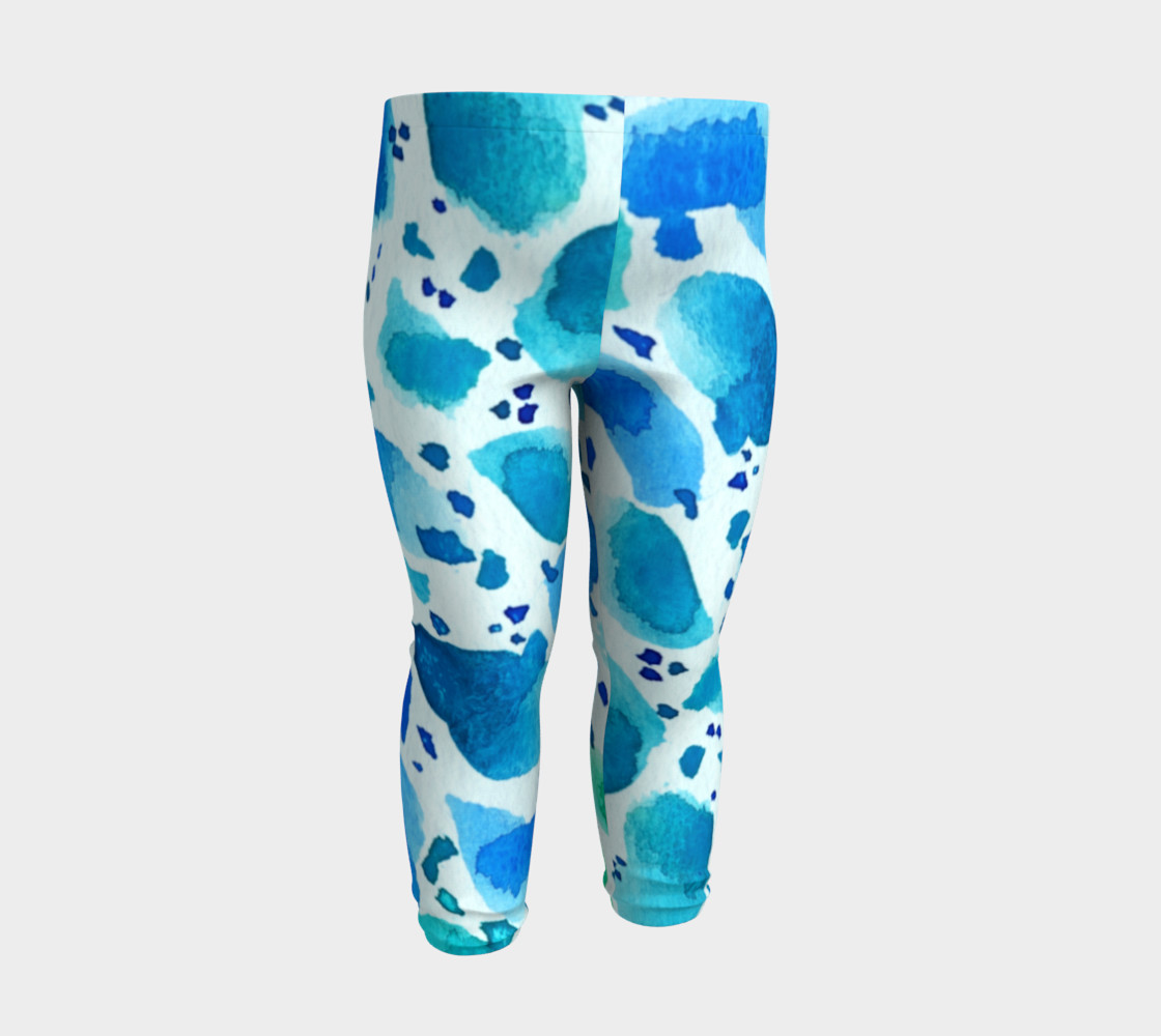 Blue Watercolor Dalmatian Spots preview #3