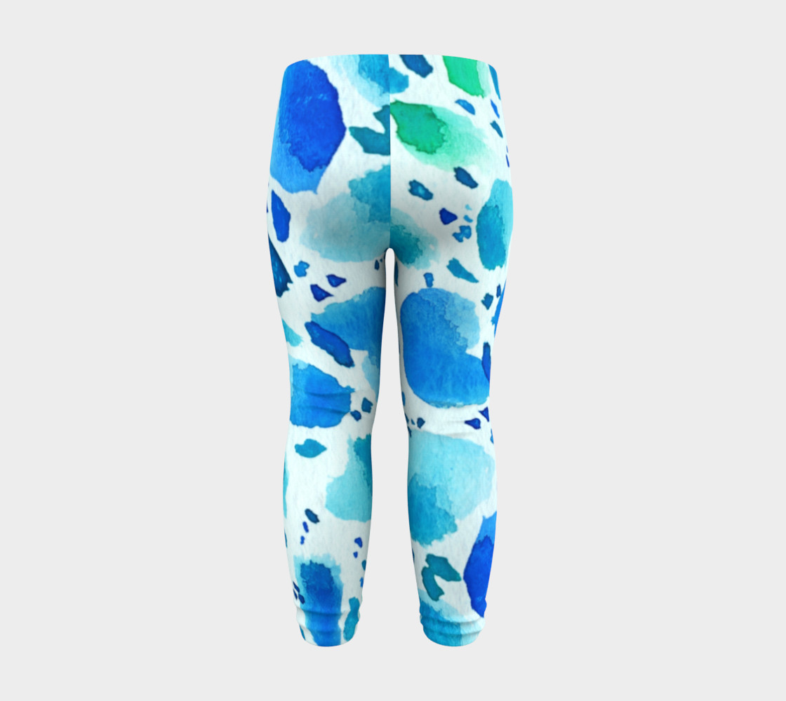 Blue Watercolor Dalmatian Spots preview #8