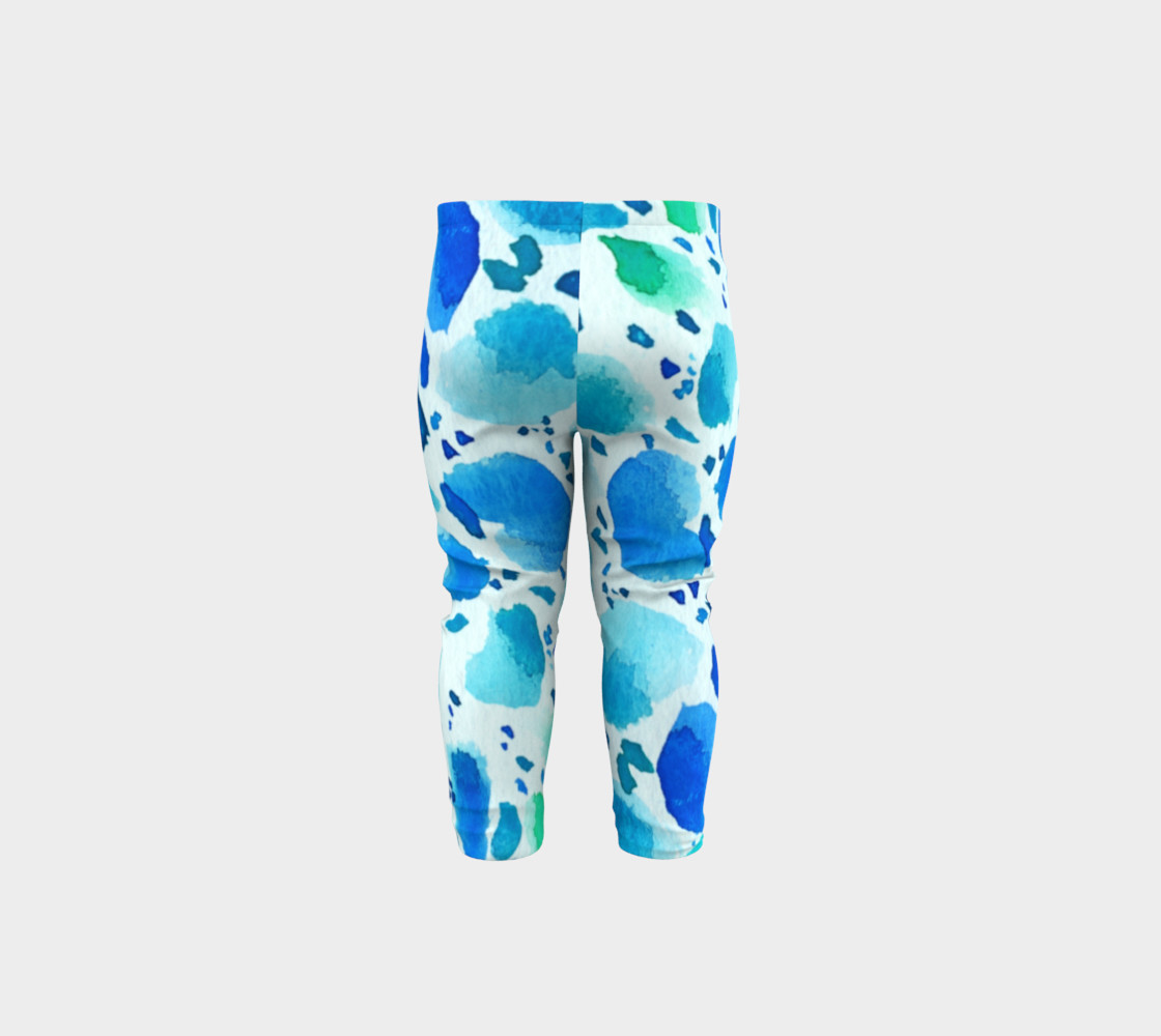 Blue Watercolor Dalmatian Spots preview #5