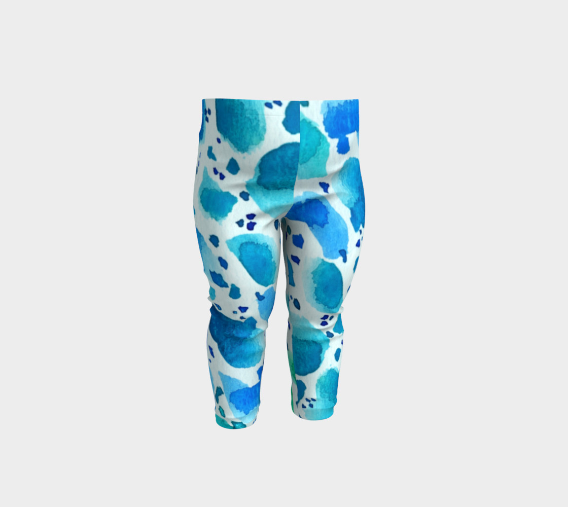 Blue Watercolor Dalmatian Spots preview #1