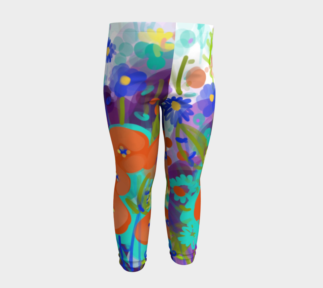 Leggings bébé explosion de fleurs preview #4