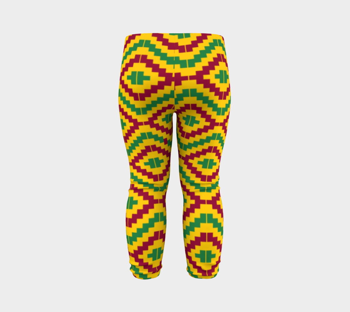 African Kente Print Baby Leggings preview #7