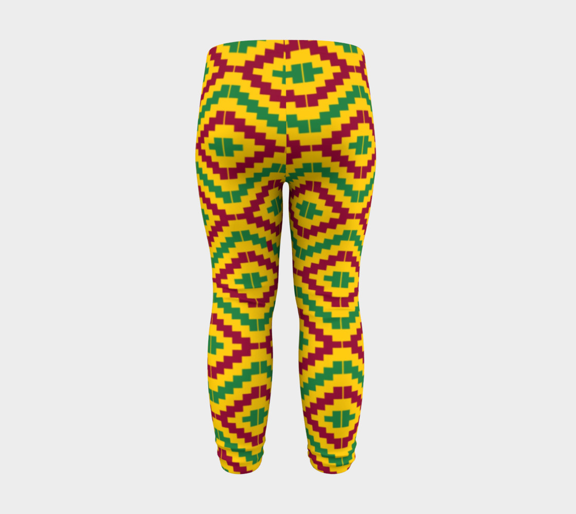 African Kente Print Baby Leggings preview #8