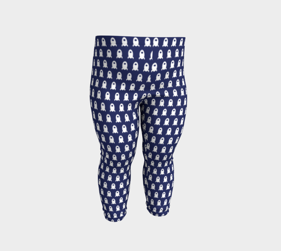 Rocket Ship Baby Leggins preview #2