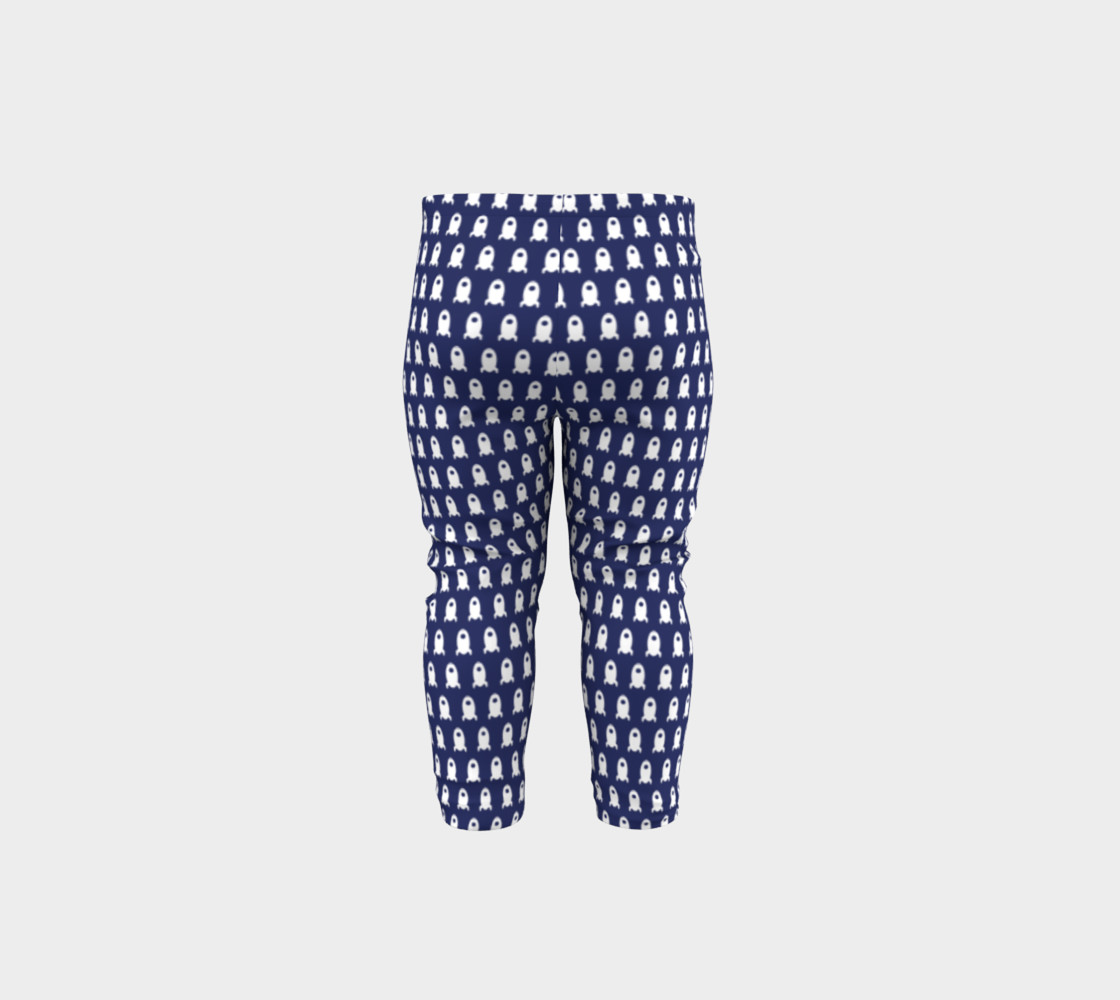 Rocket Ship Baby Leggins preview #5